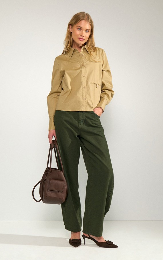 Groen Jeansbroek